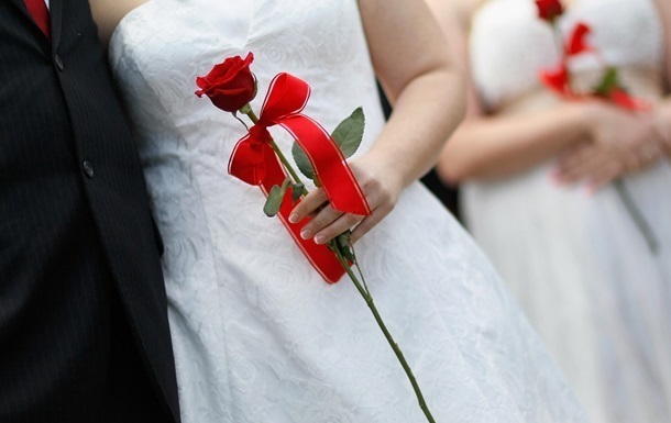 В Украине 18.08.2018 поженилось рекордное количество пар