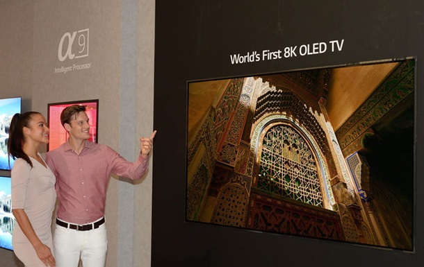 LG представила перший OLED-телевізор з 8K