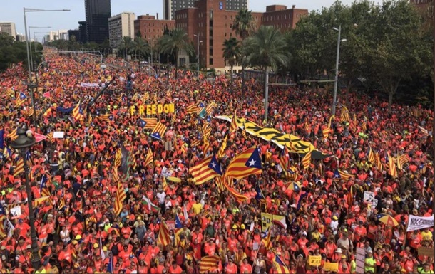 У Барселоні пройшов масштабний мітинг за незалежність
