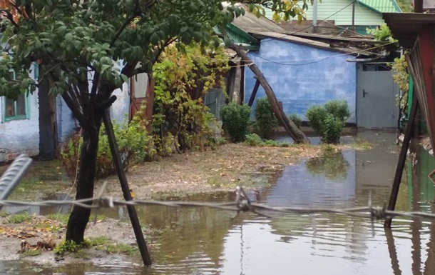 Бердянськ  поплив  після зливи