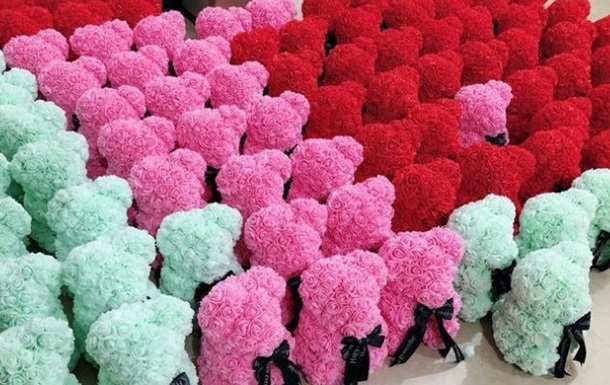 Мишки из 3D роз - новый тренд на цветочном рынке