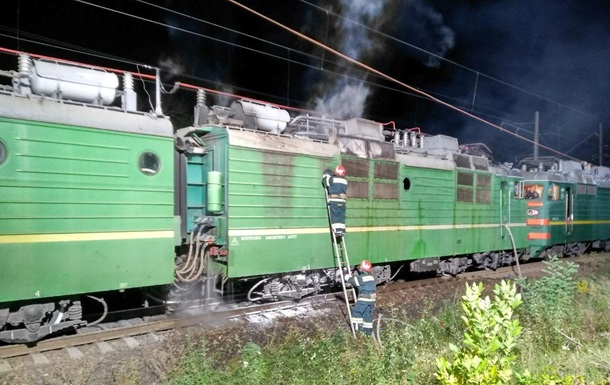 В Кировоградской области горел поезд