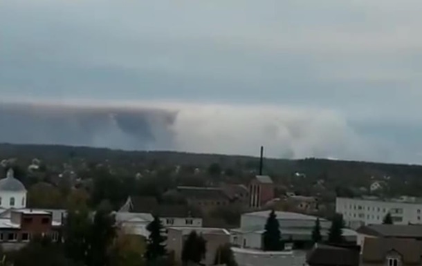 З явилося відео з місця вибуху біля Ічні