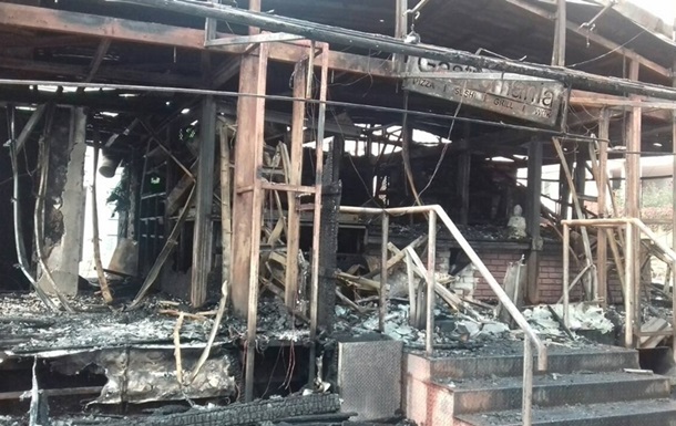 В Одессе сгорело кафе