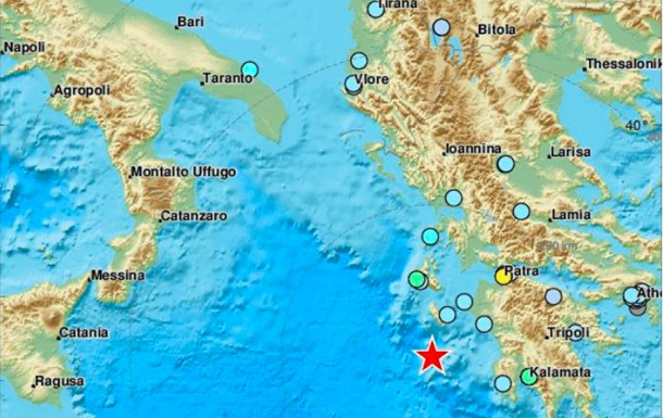 Після землетрусу біля берегів Греції оголошено загрозу цунамі
