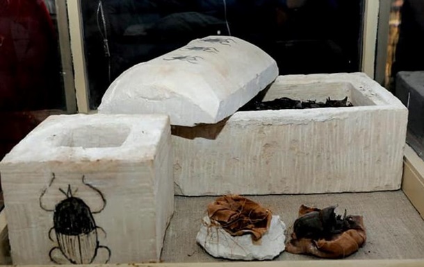 Перші мумії скарабеїв. Нові гробниці в Єгипті