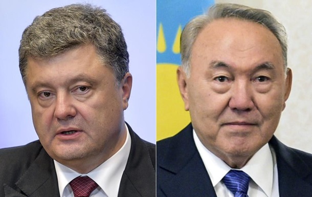 Порошенко і Назарбаєв обговорили торгово-економічне співробітництво країн