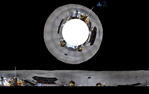 Появились панорамные снимки обратной стороны Луны