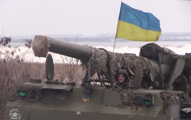 На Донбасі випробували артилерійські установки Піон