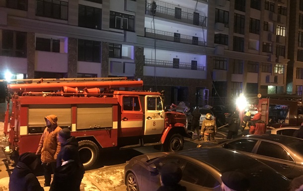 У Києві сталася пожежа в багатоповерховому будинку