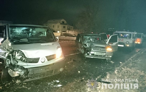 В Харьковской области шесть человек пострадали в ДТП