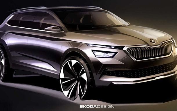 Появился тизер бюджетного кроссовера Skoda Kamiq