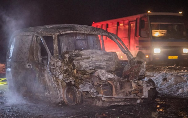 В ДТП под Днепром сгорел водитель