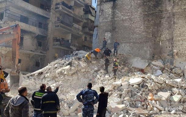 В Алеппо обвалився будинок: 11 загиблих