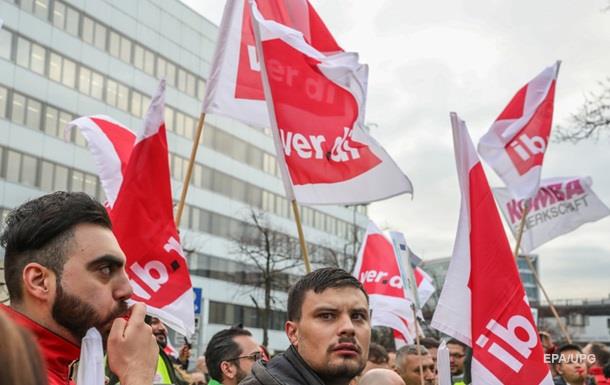 В аэропортах Германии проходит забастовка