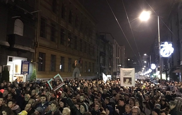 У Сербії протестували проти президента