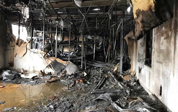 В Харькове произошел крупный пожар на складе