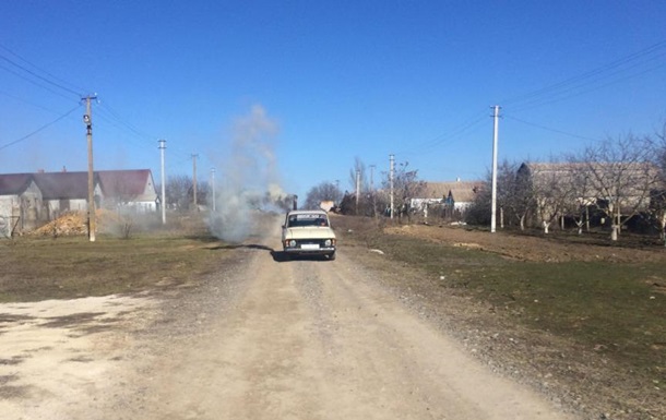 Житель Одещини опалює авто буржуйкою