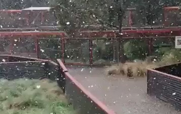 На австралійському острові випав сніг