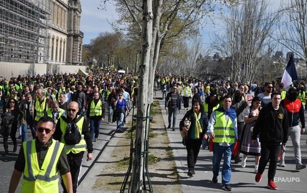 Протесты в Париже: 32 задержанных