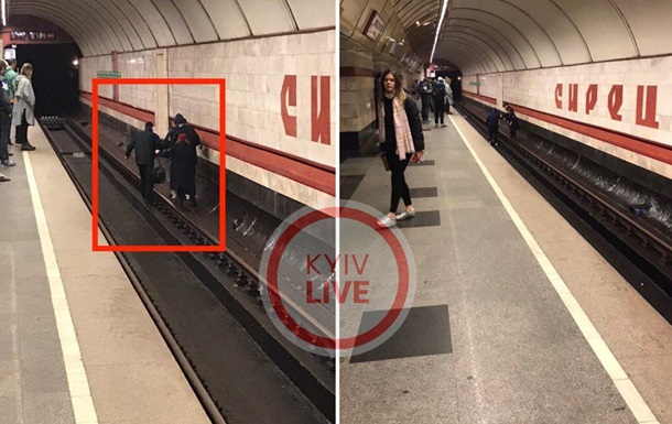 У метро Києва чоловік упав на рейки