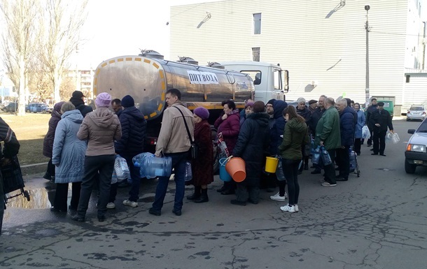 На Донбассе без воды шесть населенных пунктов