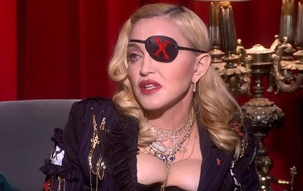 Мадонна прийшла на шоу в зухвалому секс-наряді