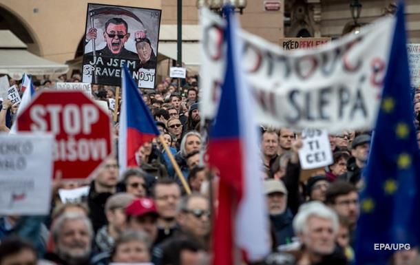 У Чехії відбулися антиурядові мітинги