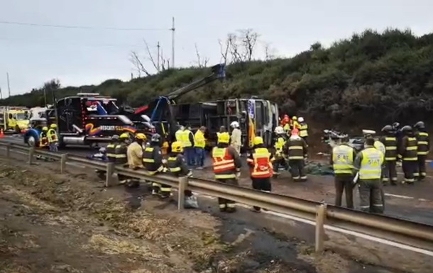 В Чили почти 60 человек пострадали в ДТП с автобусом