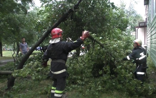 На Херсонщині вітер повалив 50 дерев у селі, пошкоджена школа