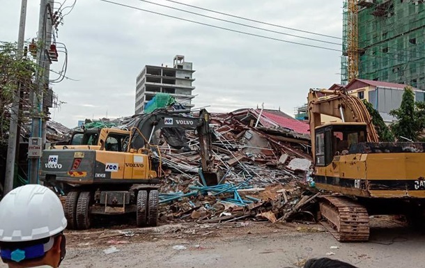 У Камбоджі зросла до 18 осіб кількість загиблих внаслідок руйнування будівлі