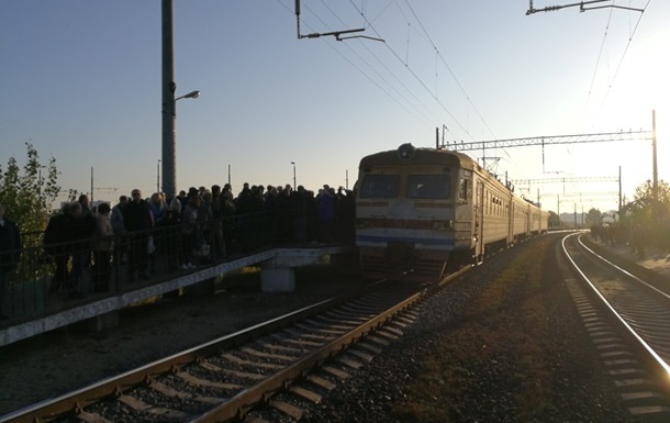 В Киеве отменили девять рейсов городской электрички