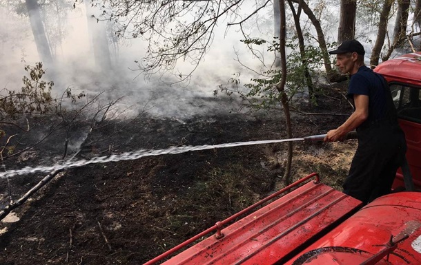 Лесной пожар начался на Херсонщине