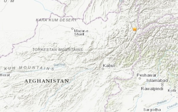 В Афганістані стався сильний землетрус