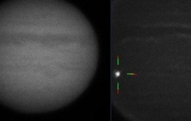 Астроном випадково сфотографував падіння астероїда на Юпітер