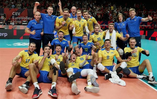 Збірна України з волейболу вперше пробилася в 1/4 фіналу чемпіонату Євро