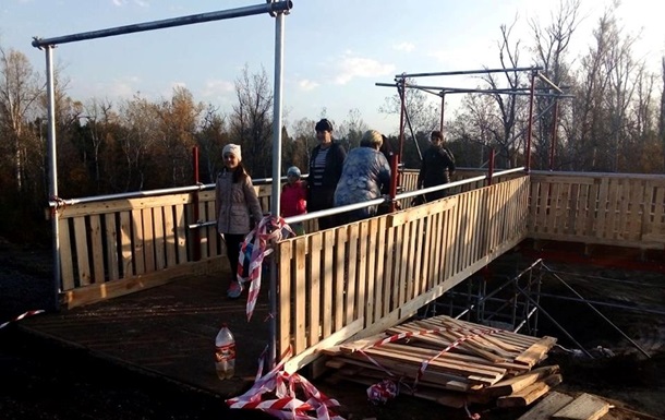 Станица Луганская: открыли обходной мост
