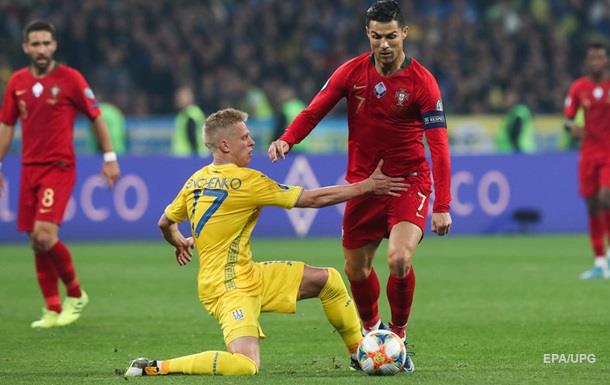 Украина - Португалия 2:1. Онлайн матча 