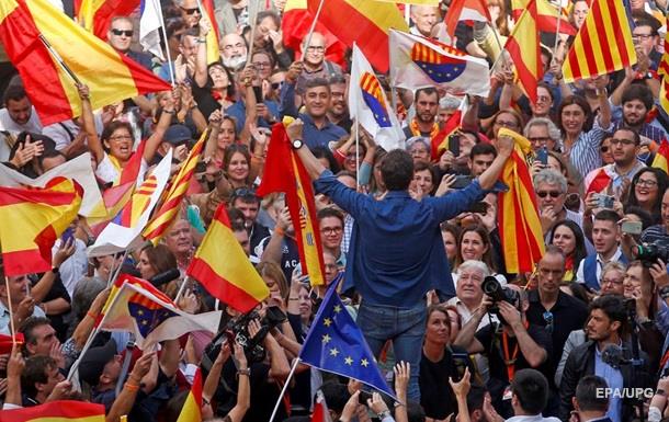 У Барселоні пройшов мітинг за єдину Іспанію