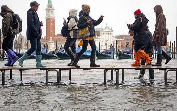 Венецію затопило після проливних дощів