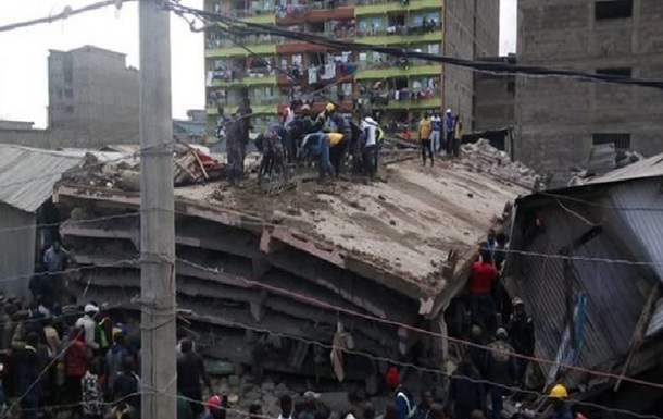 В Кении рухнуло шестиэтажное здание
