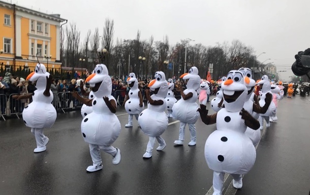 У Києві вперше відбувається новорічний парад