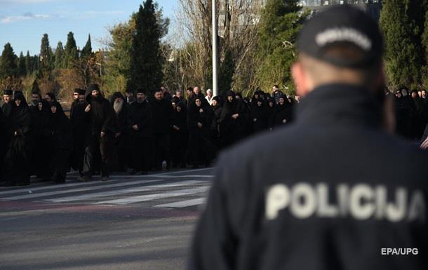 В Черногории возобновились  церковные  протесты