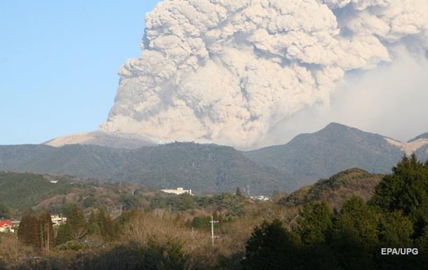 В Японии произошло извержение вулкана 