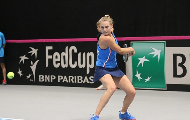 Ястремская победила в первой игре против сборной Эстонии на Кубке Федерации