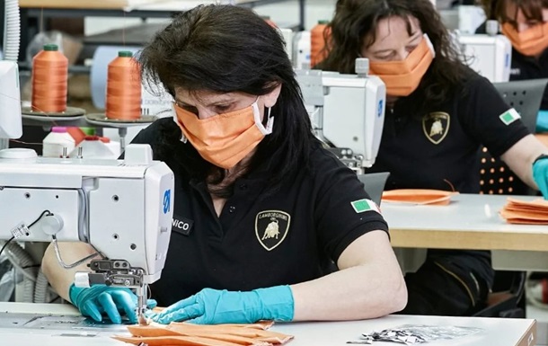 Lamborghini начинает выпуск медицинских масок