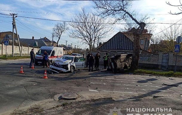 В Херсоне в ДТП с копами пострадали пять человек