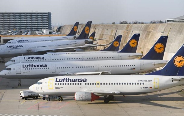 COVID-19: Lufthansa втрачає близько мільйона євро щогодини