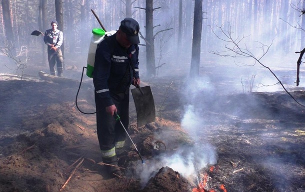 Пожежа на Чернігівщині: горить майже 200 га лісу