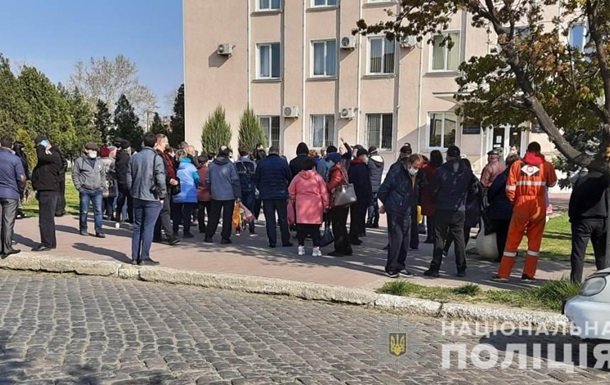 Полиция разогнала акцию предпринимателей на Одесчине